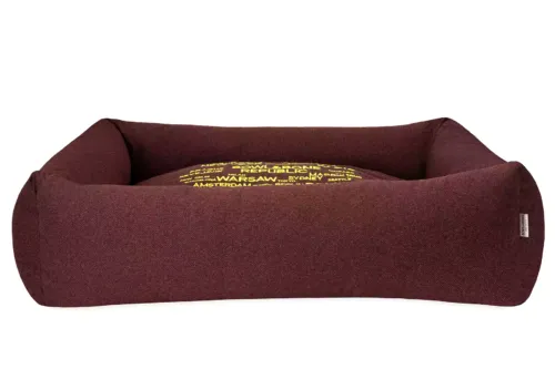 Legowisko dla psa COSMOPOLITAN bordowe